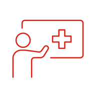 健康に関する<br>社内研修の実施