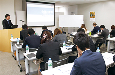 入社時研修の写真